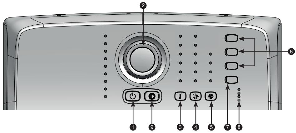 VEDETTE VT6522Q - - Le bandeau de commande - 1