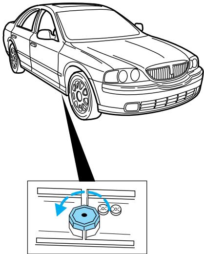 Lincoln LS (2000-2006) - Vérification et appoint d'huile d'une boîte de vitesses manuelle - 1