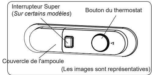 AIRLUX ARI200DA - Réglage du Thermostat - 2