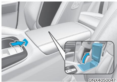 HYUNDAI Santa Cruz (2021) - Rangement de la console centrale - 1