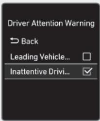 HYUNDAI Santa Cruz (2021) - Fonctions de paramétrage - 1