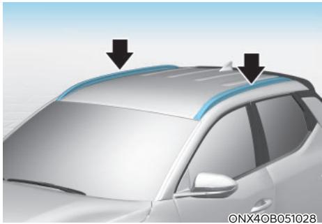 HYUNDAI Santa Cruz (2021) - Galerie de toit (selon l'équipement) - 1