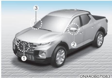 HYUNDAI Santa Cruz (2021) - MONITEUR DE VUE SURROUND (SVM) (SELON L'ÉQUIPEMENT) - 2