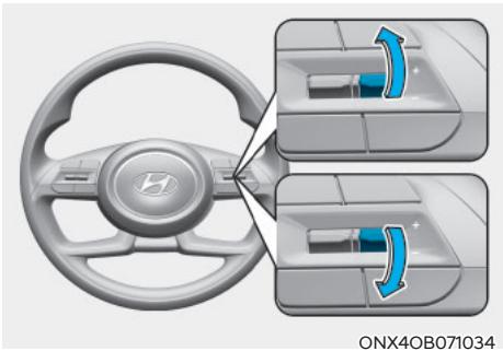 HYUNDAI Santa Cruz (2021) - Opération manuelle d'assistance à la limite de vitesse - 2