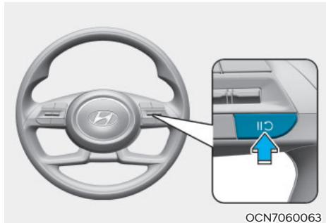 HYUNDAI Santa Cruz (2021) - Annulation temporaire du régulateur de vitesse intelligent - 1