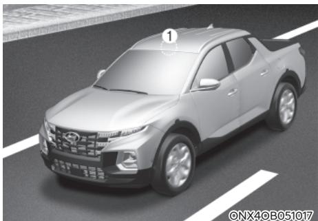 HYUNDAI Santa Cruz (2021) - Fonction d'alerte de départ du véhicule de tête - 1