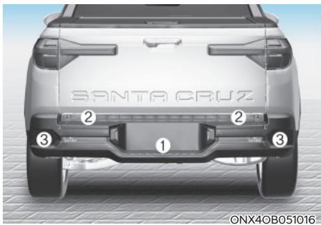 HYUNDAI Santa Cruz (2021) - Marche-pieds du pare-chocs arrière - 1