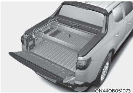 HYUNDAI Santa Cruz (2021) - Caractéristiques de la paroi latérale moulée - 1