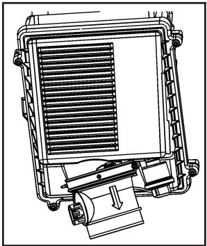GMC Yukon 3 (2008) - Remplacer le filtre à air du moteur et réinitialiser l'indicateur d'état du filtre - 1
