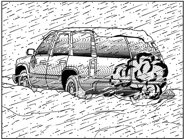 GMC Yukon 3 (2008) - Si vous êtes surpris par un tempête de neige - 1