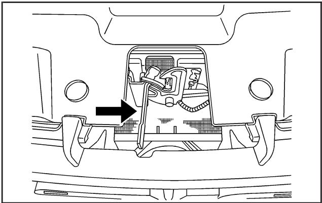 GMC Yukon 3 (2008) - Levier d'ouverture du capot - 2