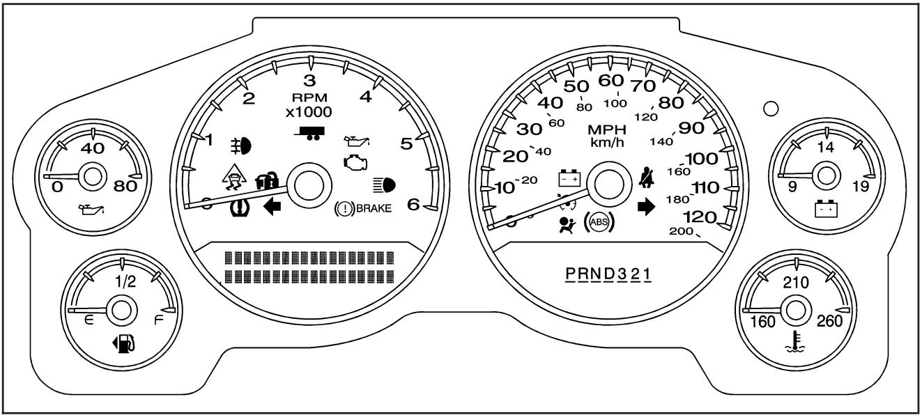 GMC Yukon 3 (2008) - Ensemble d'instruments - 1