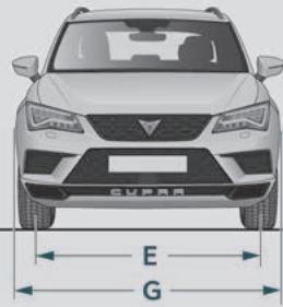 Cupra Ateca (2018-2020) - Dimensions - 2