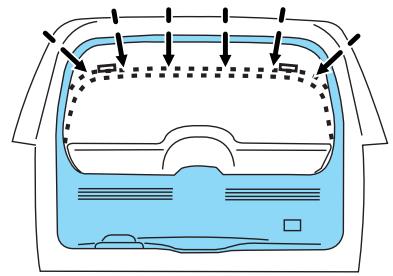 Lincoln Aviator (2002-2005) - Remplacement des ampoules du troisième feu stop - 1