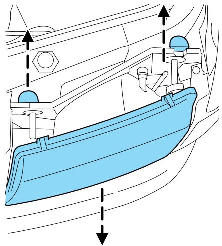 Lincoln Aviator (2002-2005) - Remplacement des ampoules de phare - 1