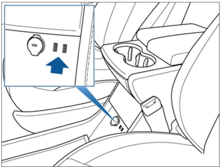 TESLA Model X (2015-2020) - Ports USB - 1