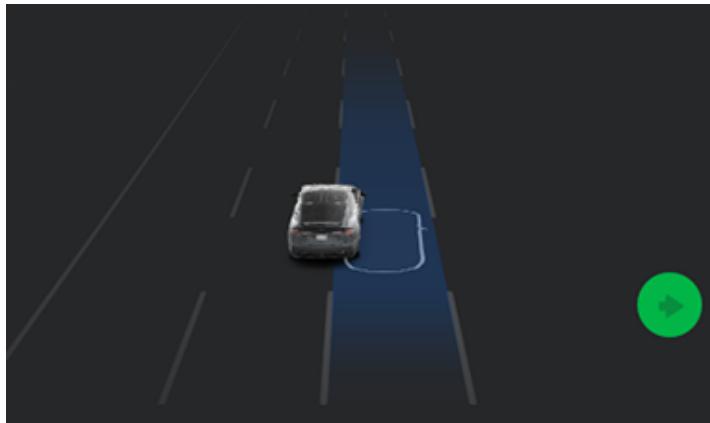 TESLA Model X (2015-2020) - Changements de voie - 1