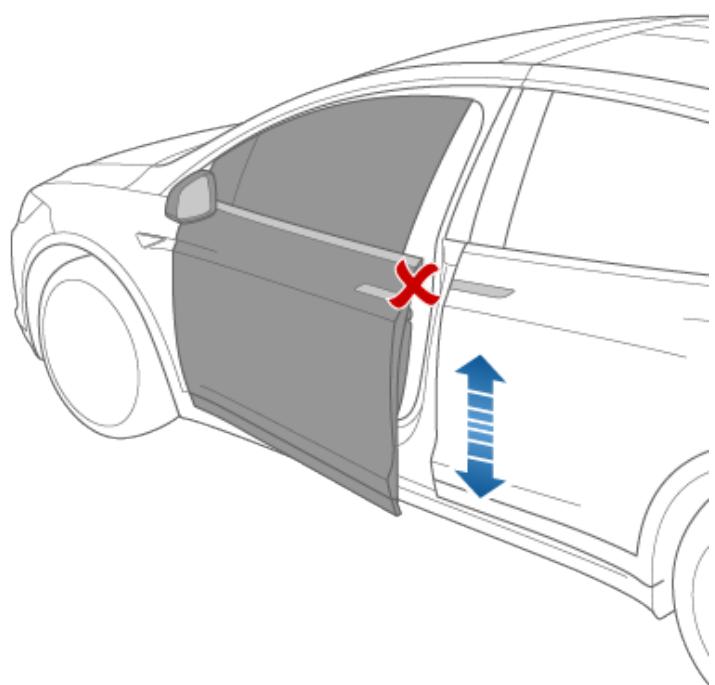 TESLA Model X (2015-2020) - Ouverture et fermetre des portes Falcon - 5