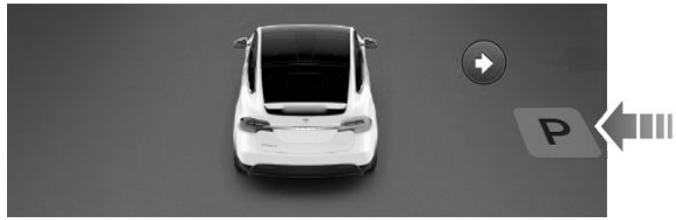 TESLA Model X (2015-2020) - Pour utiliser la fonction Parking Auto - 1