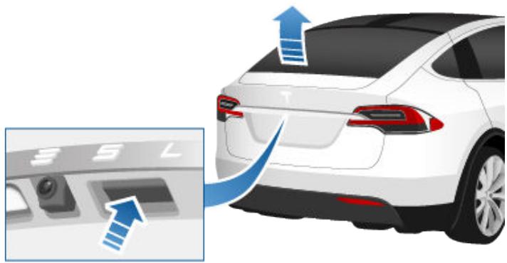TESLA Model X (2015-2020) - Ouverture - 1