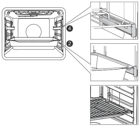 HISENSE BSA66334PBDG - Guides coulissants fixes - 1