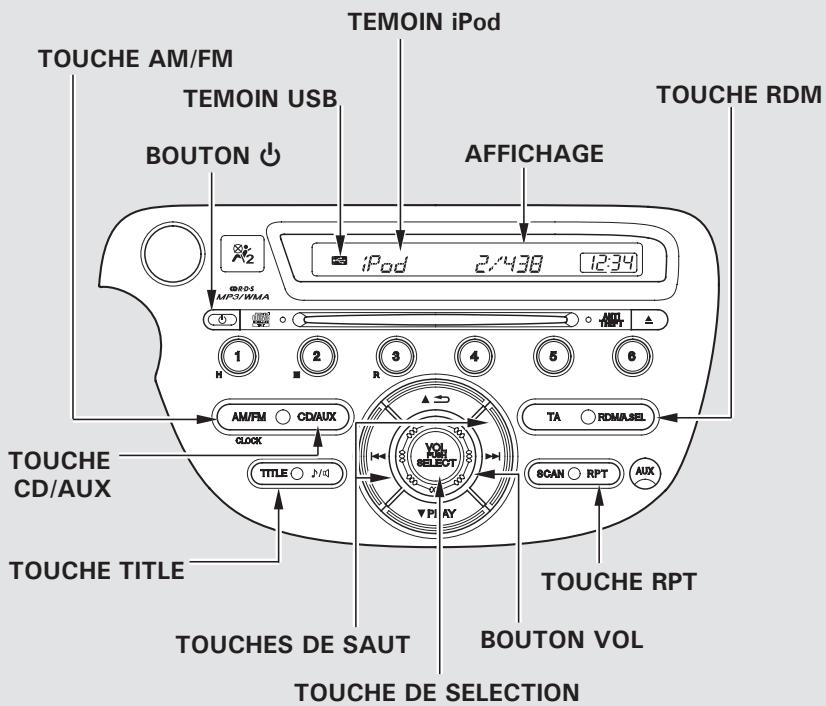 Honda Jazz 2 (2007-2014) - Messages d'erreur du lecteur de disque - 1