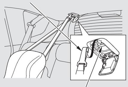 Honda Jazz 2 (2007-2014) - Utilisation d'une fixation d'ancrage - 2