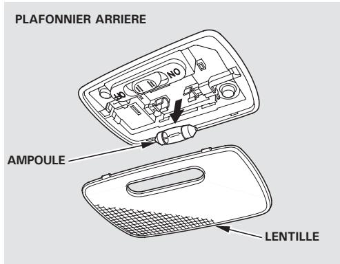 Honda Jazz 2 (2007-2014) - Remplacement des ampoules de l'éclairage intérieur - 3