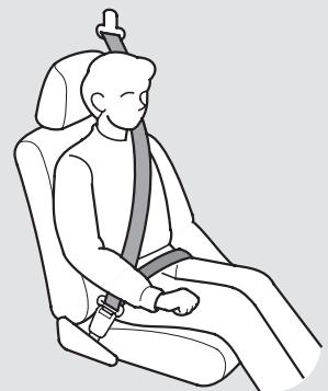 Honda Jazz 2 (2007-2014) - Bouclage et positionnement des ceintures de sécurité - 1
