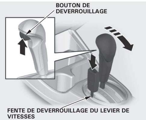 Honda Jazz 2 (2007-2014) - Système de déverrouillage du levier de vitesses - 2