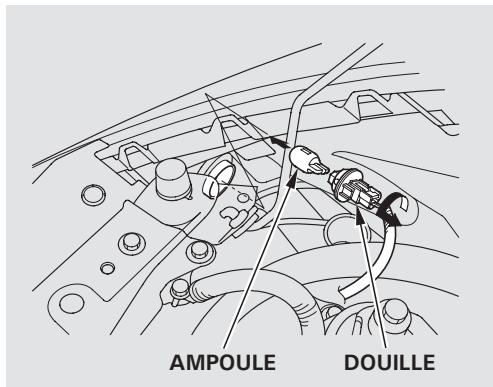 Honda Jazz 2 (2007-2014) - Ouvrir le capot. - 1