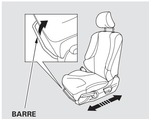 Honda Jazz 2 (2007-2014) - Réglage des sièges avant - 1
