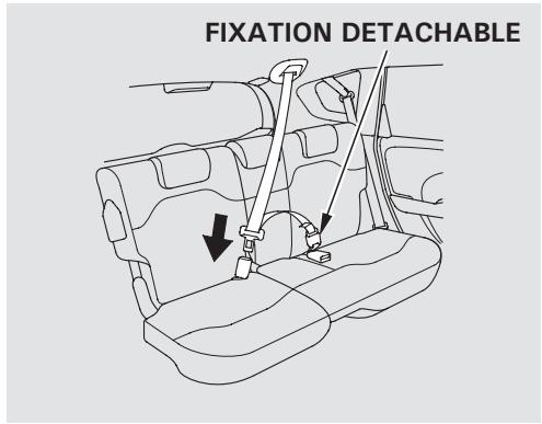 Honda Jazz 2 (2007-2014) - Rabattre les sièges arrière - 3