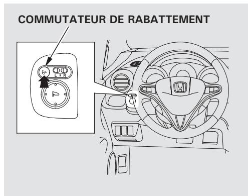 Honda Jazz 2 (2007-2014) - Rétroviseurs extérieurs rabattables (pour certains types) - 1