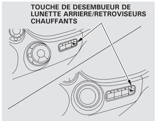 Honda Jazz 2 (2007-2014) - Chauffage des rétroviseurs électriques (pour certains types) - 1