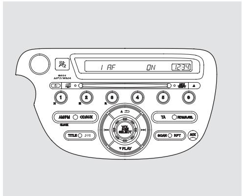 Honda Jazz 2 (2007-2014) - Système de données radiodiffusées (RDS) - 1