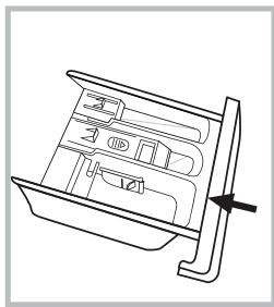 BRANDT WFB393QW - Nettoyage du bac à détergent - 4