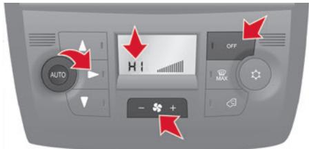 CITROEN Jumper 2 Phase 2 (2014-2023) - Sur le système d'air conditionné automatique : - 1