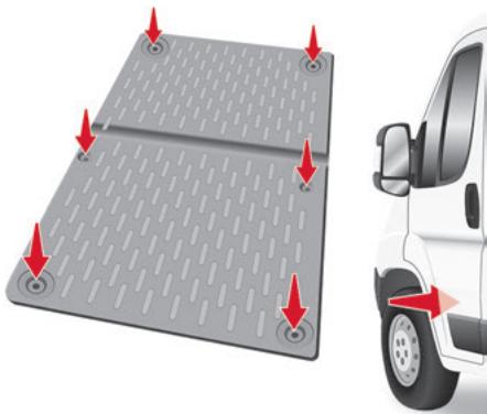 CITROEN Jumper 2 Phase 2 (2014-2023) - Accès à la batterie - 1