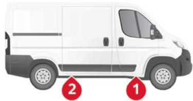 CITROEN Jumper 2 Phase 2 (2014-2023) - - Positionner le cric - 1