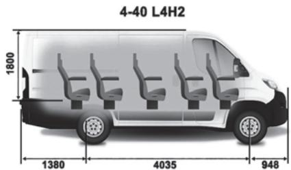 CITROEN Jumper 2 Phase 2 (2014-2023) - Dimensions - 6