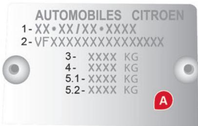 CITROEN Jumper 2 Phase 2 (2014-2023) - Plaque constructeur - 1
