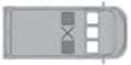 CITROEN Jumper 2 Phase 2 (2014-2023) - Tableau récapitulatif pour l'emplacement des sièges enfants ISOFIX - 2