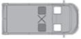 CITROEN Jumper 2 Phase 2 (2014-2023) - Tableau récapitulatif pour l'emplacement des sièges enfants ISOFIX - 1