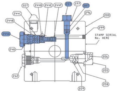 CITROEN Jumper 2 Phase 2 (2014-2023) - Schéma détaillé de la centrale hydraulique UD2386 - 1