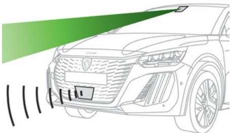 PEUGEOT 208 2 Phase 2 (2023) - Ce système comprend trois fonctions : - 1