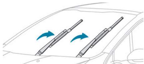 PEUGEOT 208 2 Phase 2 (2023) - Position particulière des essuie-vitres avant - 1