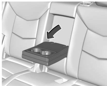 CADILLAC XT6 (2023) - Porte-gobelets avant - 4