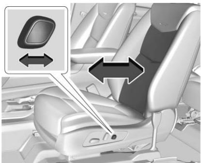 CADILLAC XT6 (2023) - Réglage du support lombaire - 1