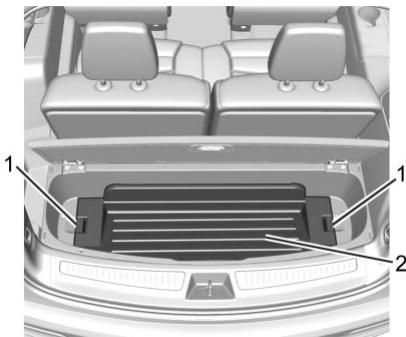 CADILLAC XT6 (2023) - Dépose du pneu de secours et des outils - 1